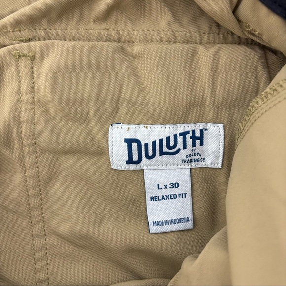 Duluth Trading Co ** Men's Dry on the Fly Cargo Pants Neutral Camel Relaxed Lx30 - Picture 7 of 12